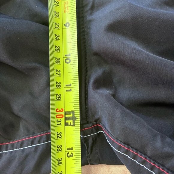 Quiksilver Men's Black/Red/White Summer Casual Swim Boardshorts - Picture 11 of 13